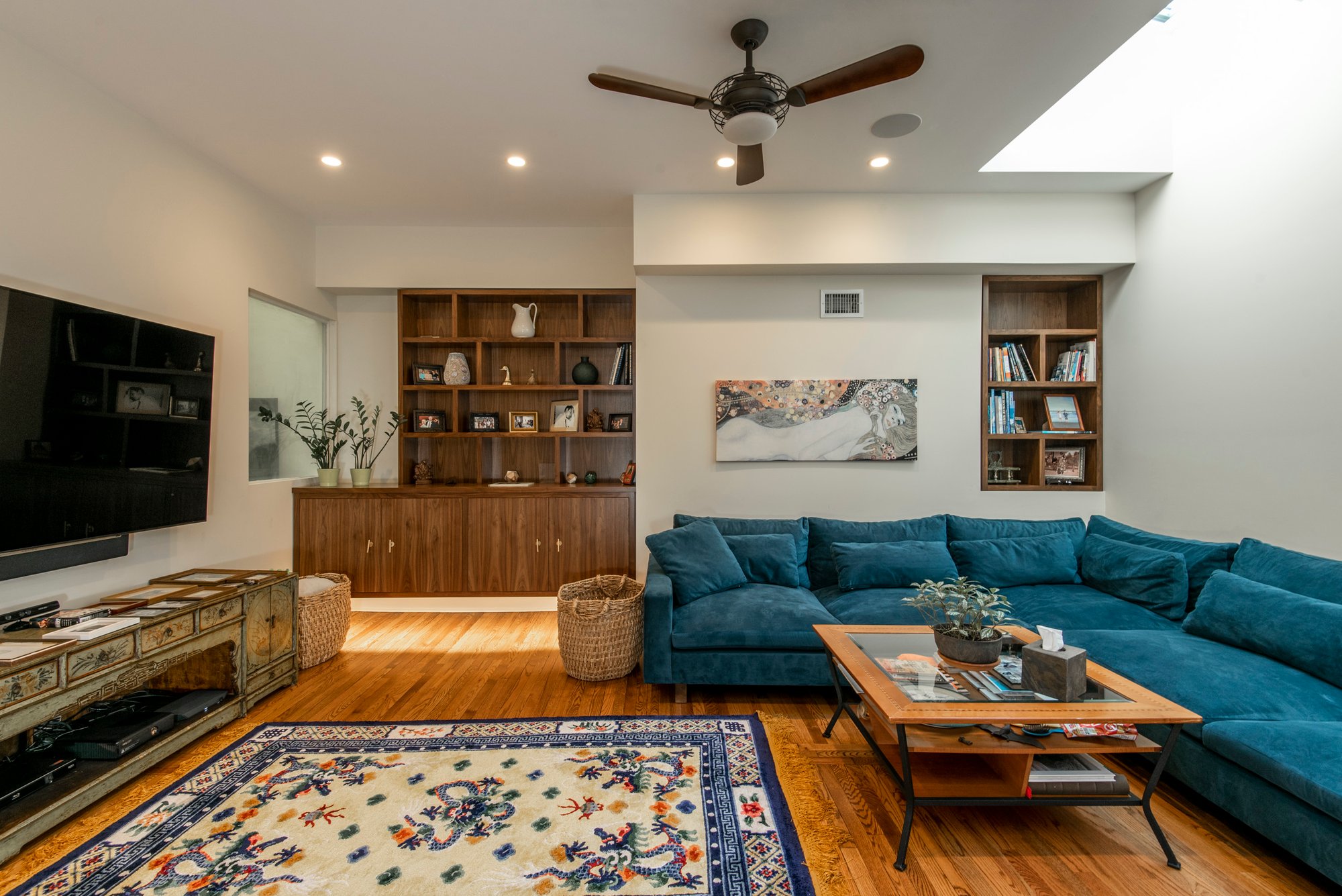 Living Room with TV and Soundbar